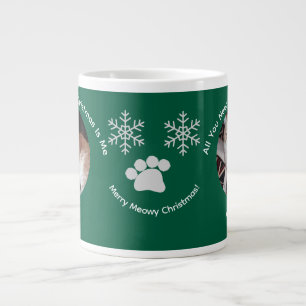 Anpassad Alla Behöver Katt Foto Specialmugg Jumbo Mugg