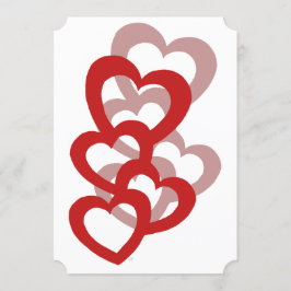 Anpassad Alla hjärtans dag-inbjudan Inbjudningar