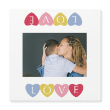 Anpassad Alla hjärtans dag kärlek foto collage kor