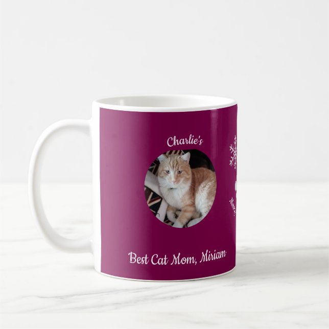 Anpassad Allt Du Behöver , Bästa Kattmamma, Katt F Kaffemugg (Vänster)