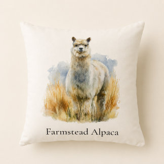 Anpassad Alpacka Country Cottage-Accent Kudde