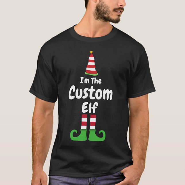Anpassad alvbaddräkt, Personlig jultröja,  T Shirt (Framsida)