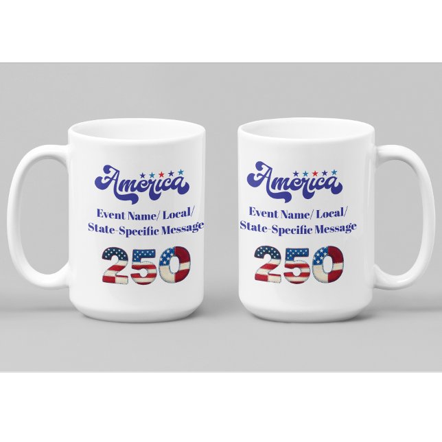 Anpassad Amerika 250-årsjubileum Kaffemugg (Skapare uppladdad)