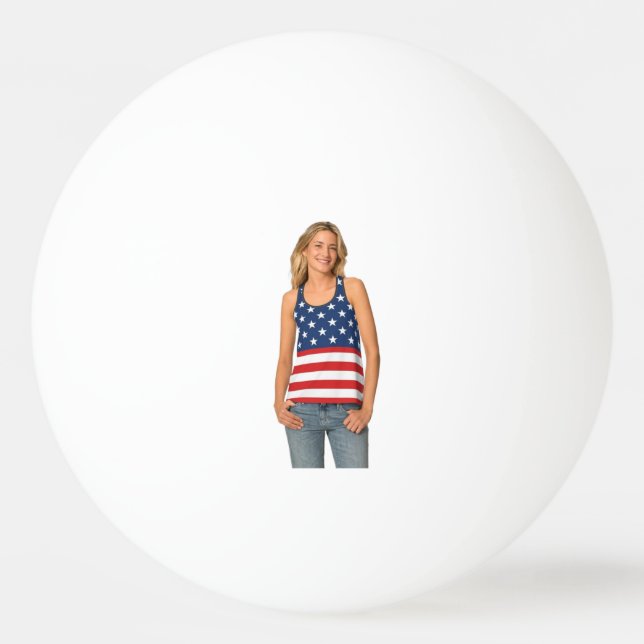 Anpassad amerikansk rolig fest Personlig  Pingisboll (Framsidan)