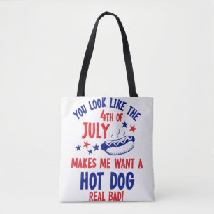 Anpassad amerikansk USA-flagga patriotisk 4 juli Tygkasse