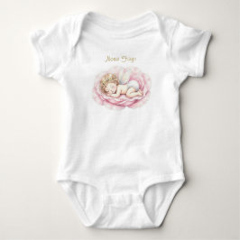 Anpassad ängel för bebis t shirt