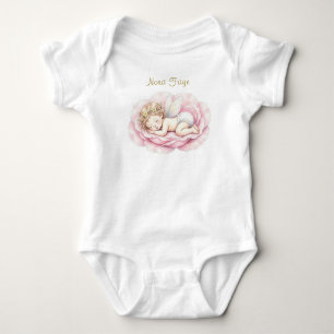 Anpassad ängel för bebis t shirt