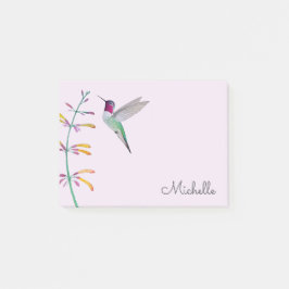 Anpassad Annas kolibri Post-it Block