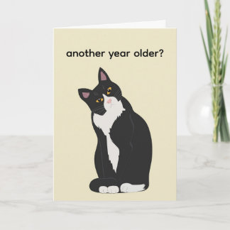 ANPASSAD ännu ett år äldre födelsedag  Kort
