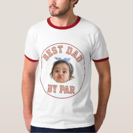 Anpassad ansikte Bästa pappa av Par Ny pappa Perso T Shirt