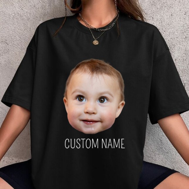 Anpassad ansiktsbild Roligt födelsedagspresent per T Shirt (Skapare uppladdad)