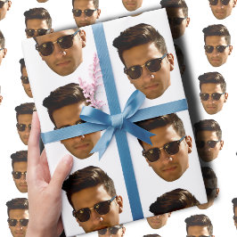 Anpassad ansiktsutskärning Sängkammarparty Födelse Presentpapper