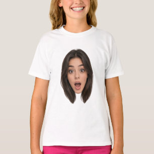 Anpassad ansiktsutskärning Sängkammarparty Födelse T Shirt