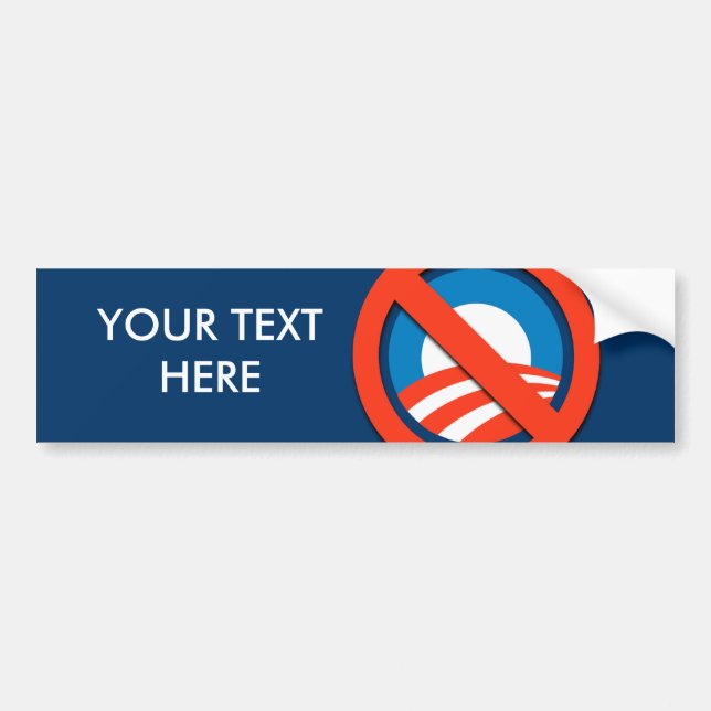 ANPASSAD ANTI-OBAMA-SLOGAN BILDEKAL (Framsidan)