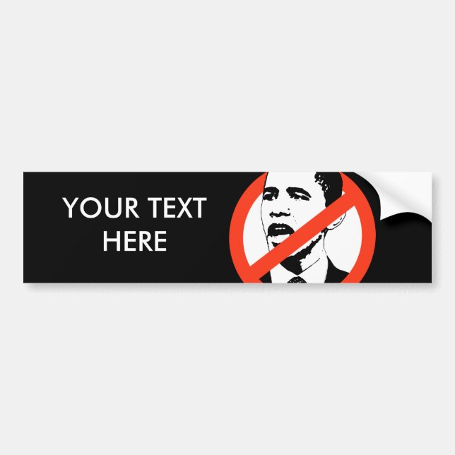 ANPASSAD ANTI-OBAMA-SLOGAN BILDEKAL (Framsidan)