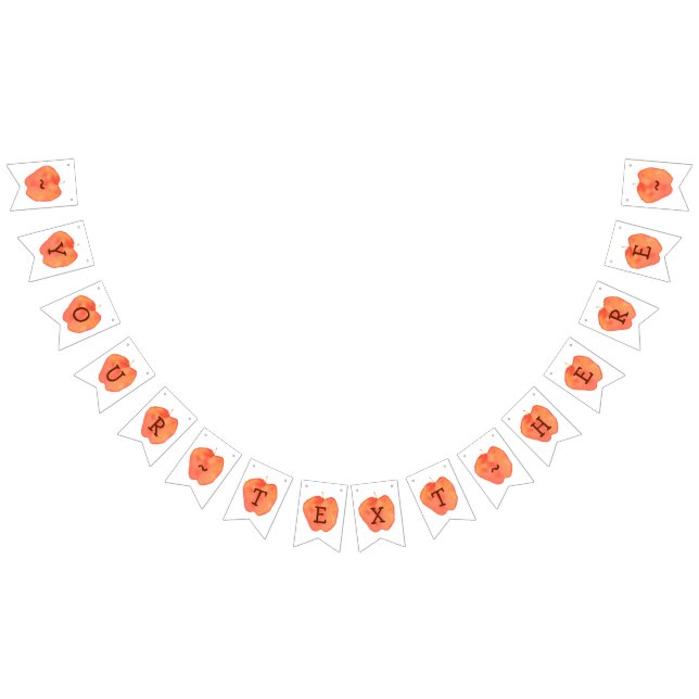 Anpassad appelbindning vimplar (Alla)