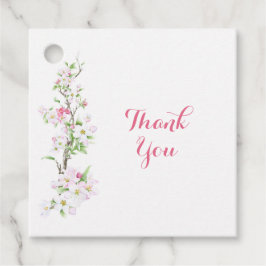 Anpassad Äppelblom Brud Bröllop Tack Gåvor Etiketter