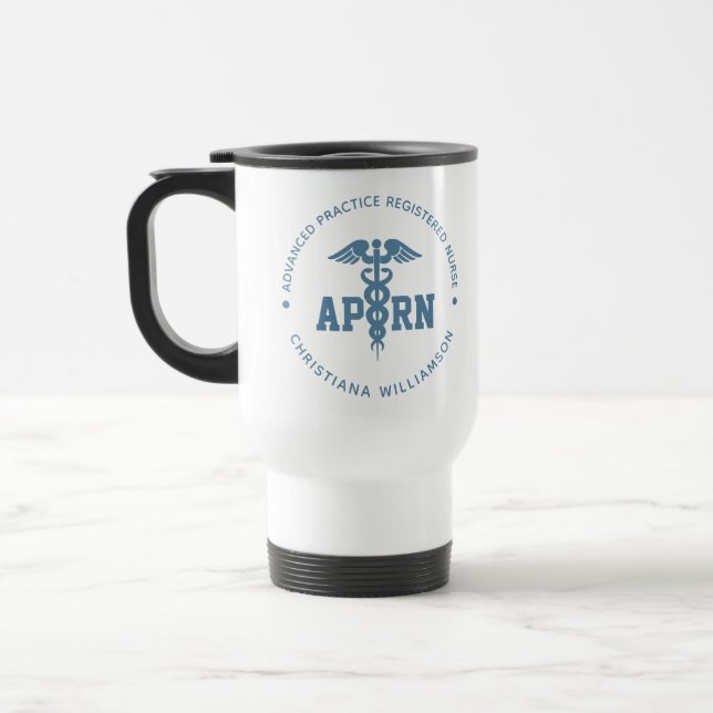 Anpassad APRN Avancerad Praktiserande Sjukskötersk Resemugg (Vänster)