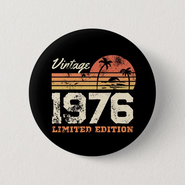 Anpassad årgang 1976 begränsad upplaga knapp (Framsida)