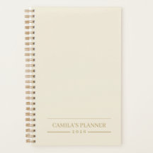 Anpassad Årlig Planerare | Slick Neutral Design
