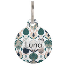 Anpassad Art Deco Påsk Guld Kanin | Husdjur ID Mär