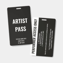 Anpassad artistuppträdande full åtkomst konsert vi