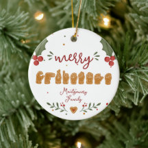 Anpassad ASL God Jul Gingerbread-händer