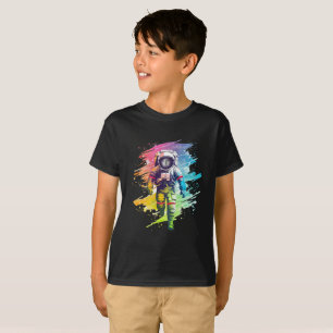 Anpassad Astronaut Foto Konst T Shirt