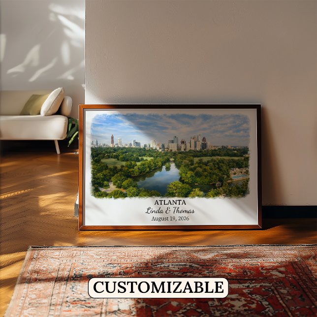 Anpassad Atlanta-väggkonst, Georgia-affisch Poster (Skapare uppladdad)