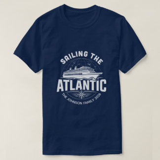 Anpassad Atlantkryssnings-Vacationsgrupp Matchning T Shirt