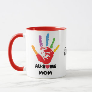Anpassad autistisk support för alla familjemedlemm mugg