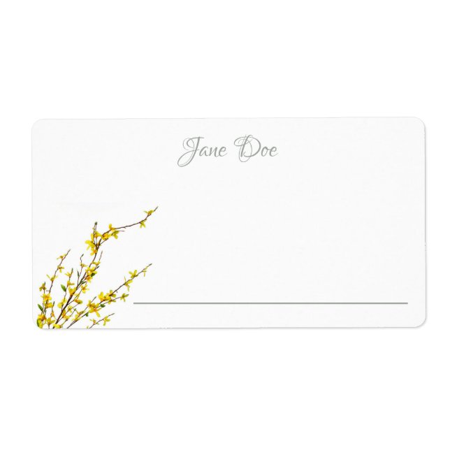 Anpassad Autograf för Namn från författaren Fraktsedel (Framsidan)