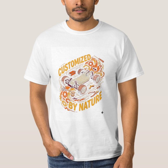 Anpassad Av Naturen T Shirt (Framsida)