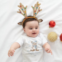 Anpassad Baby Boy My 1st Christmas