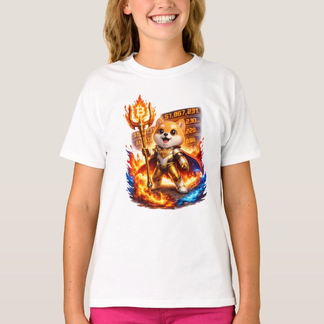 Anpassad Baby Doge Superhjälte Global Påverkan Kaf T Shirt (Framsida)