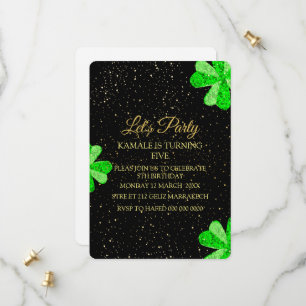 Anpassad Baby Let's Party Inbjudan Kort PDF PNG, S