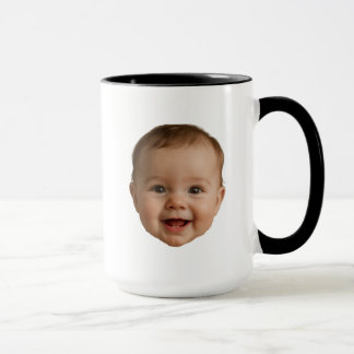 Anpassad babyansikte farfar present pappa födelsed mugg