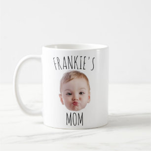 Anpassad babyansikte fotomugg Personlig present ti Kaffemugg