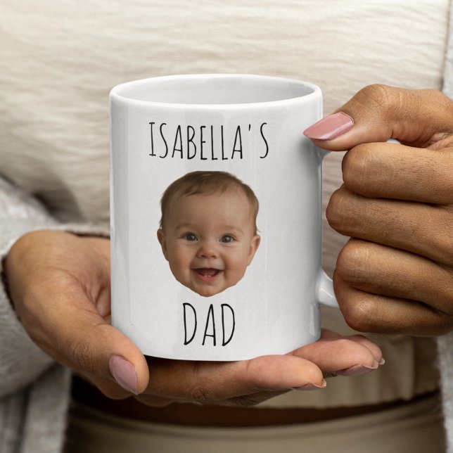 Anpassad babyansikte-mugg, kaffemugg med babyfoto (Skapare uppladdad)