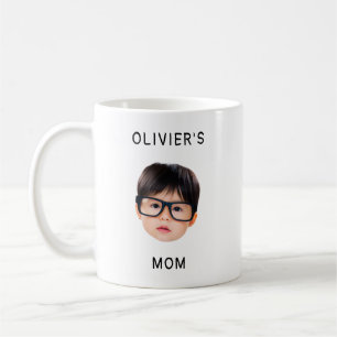 Anpassad babyansiktspresent till familjen ny jul kaffemugg