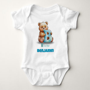 Anpassad babybody – B är för björn T Shirt