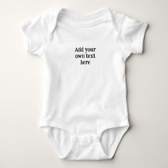 Anpassad babybodysuit Babypresent till flickor ell T Shirt (Framsida)
