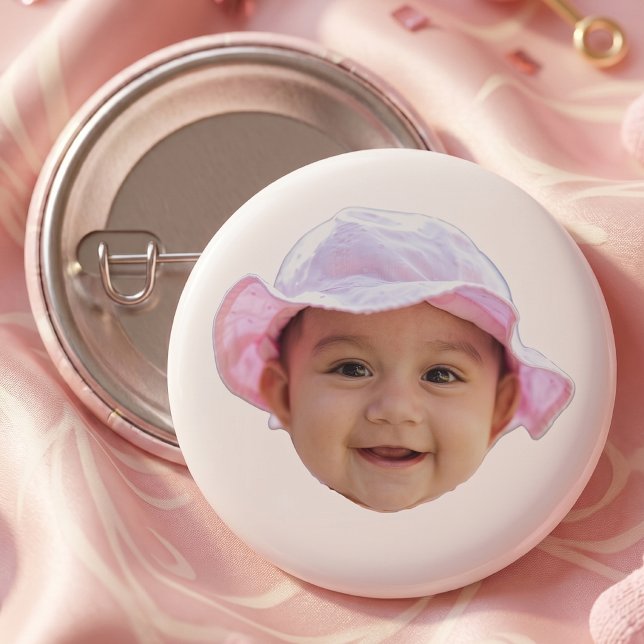 Anpassad babyfoto ansikte knapp (Skapare uppladdad)