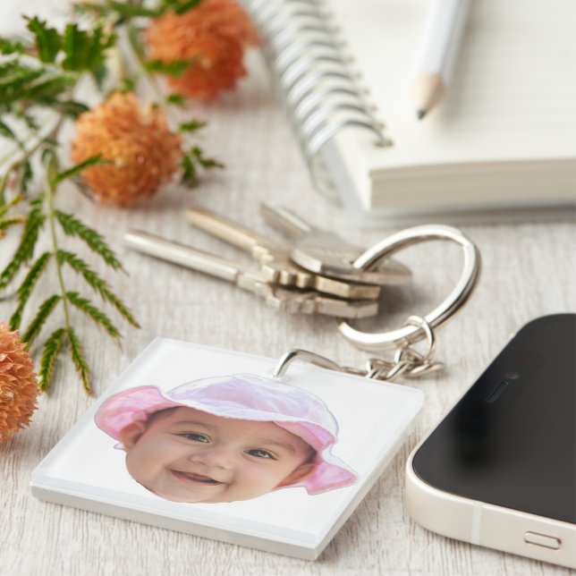 Anpassad babyfoto, babyfotos ansikte (Högra Framsidan)