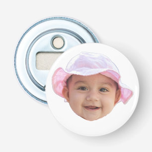 Anpassad babyfoto, babyfotos ansikte flasköppnare