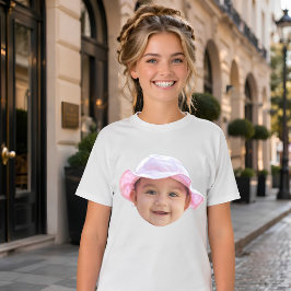 Anpassad babyfoto, babyfotos ansikte t shirt