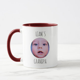 Anpassad babyfoto & namn kaffemugg