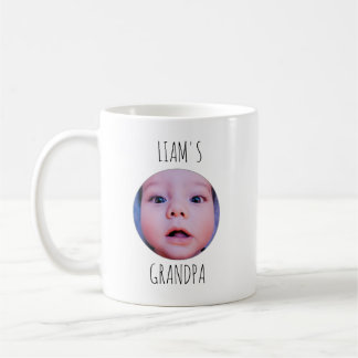 Anpassad babyfoto & namn kaffemugg