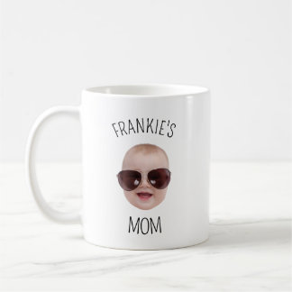 Anpassad babyfoto Ny mammas present Första mors da Kaffemugg