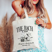 Anpassad Bach-klubb Svägerska Retro Cocktail Svart